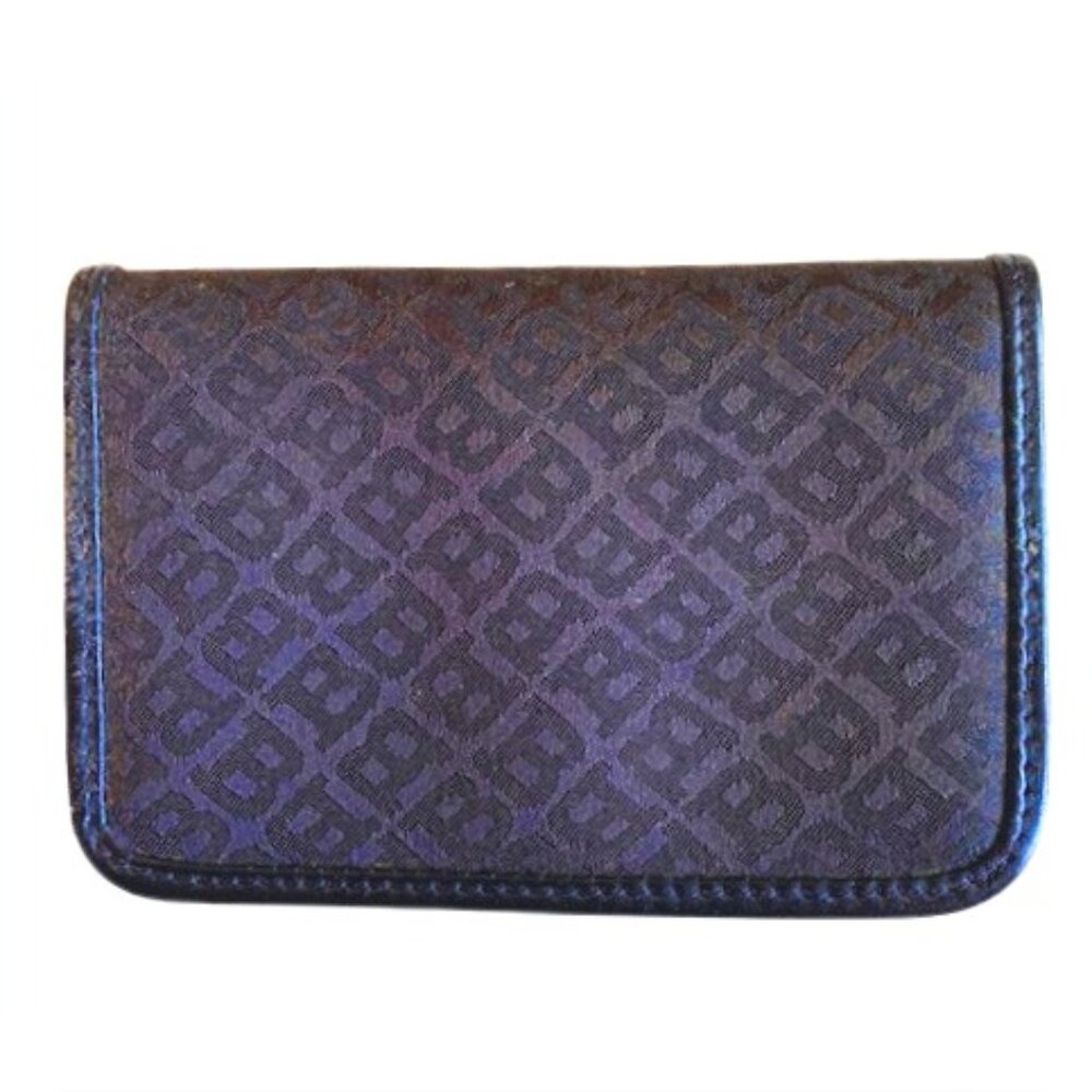 Vintage Bally Monogram Credit Card Case